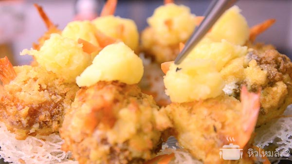 กุ้งชุบแป้งทอด กุ้งชุบแป้งทอด