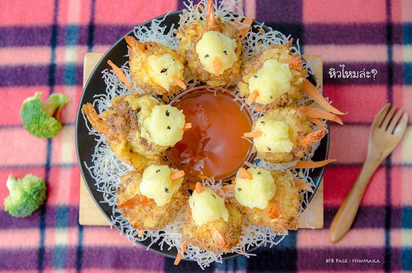 กุ้งชุบแป้งทอด กุ้งชุบแป้งทอด