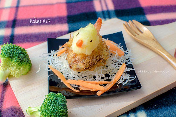 กุ้งชุบแป้งทอด กุ้งชุบแป้งทอด