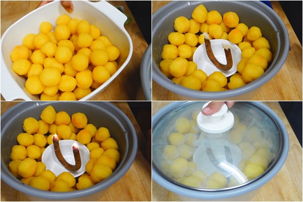 ขนมเปี๊ยะสายรุ้งไส้ถั่วกวน ขนมเปี๊ยะสายรุ้งไส้ถั่วกวน