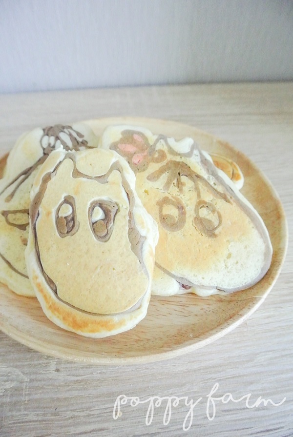 แพนเค้กการ์ตูนมูมิน แพนเค้กการ์ตูนมูมิน