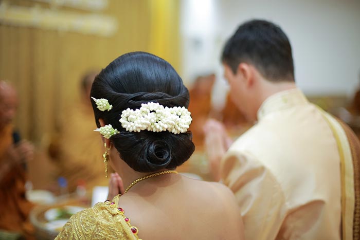 ทรงผมเจ้าสาวชุดไทย ทรงผมเจ้าสาวชุดไทย
