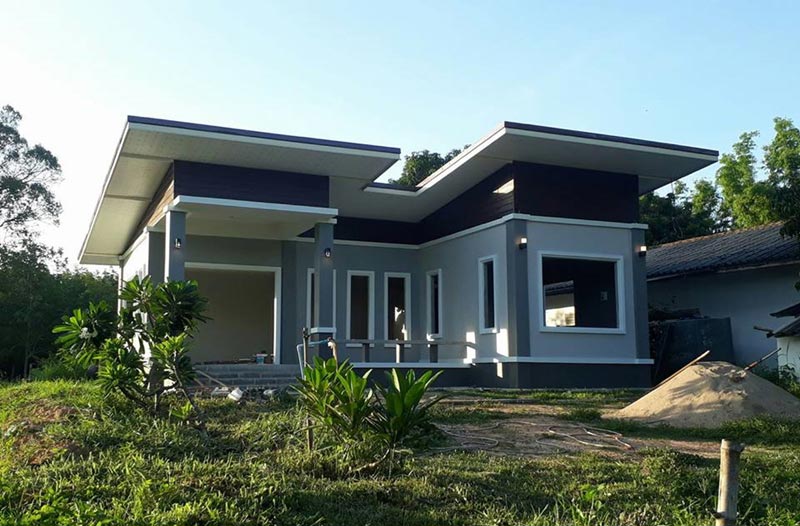 แบบบ้านชั้นเดียวโมเดิร์น แบบบ้านชั้นเดียวโมเดิร์น