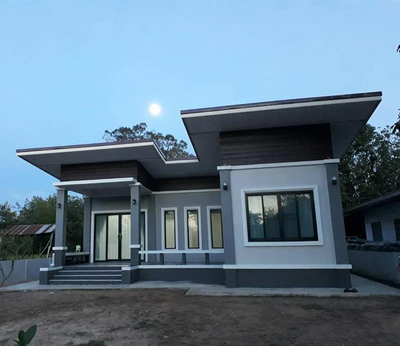 แบบบ้านชั้นเดียวโมเดิร์น แบบบ้านชั้นเดียวโมเดิร์น