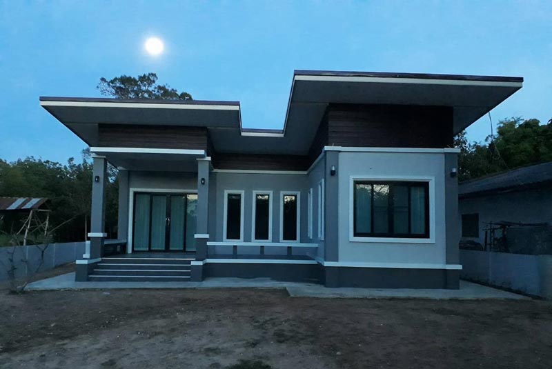 แบบบ้านชั้นเดียวโมเดิร์น แบบบ้านชั้นเดียวโมเดิร์น