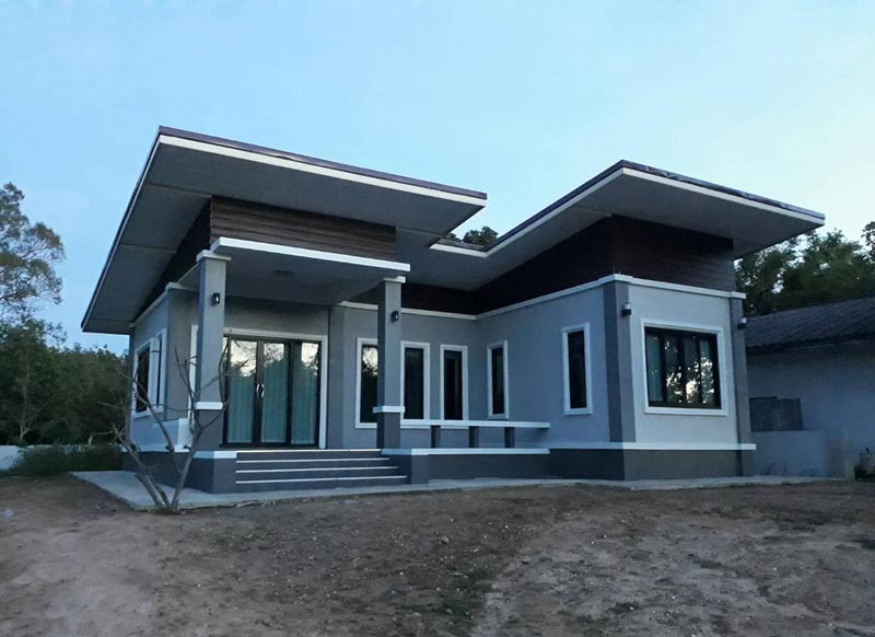 แบบบ้านชั้นเดียวโมเดิร์น แบบบ้านชั้นเดียวโมเดิร์น