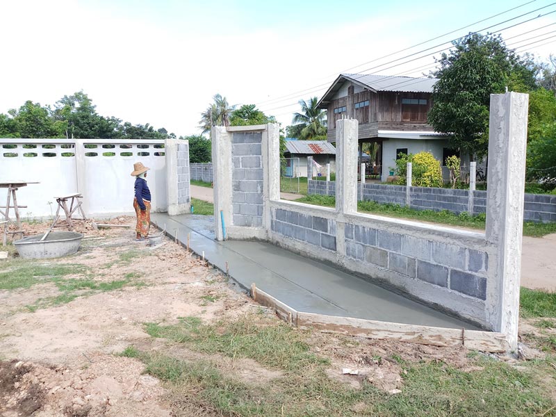 แบบบ้านชั้นเดียวยกพื้นสูงมีระเบียง แบบบ้านชั้นเดียวยกพื้นสูงมีระเบียง