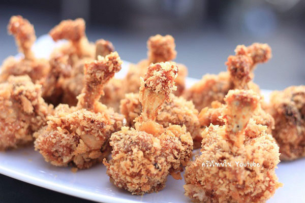 ไก่ตุ้มทอดกรอบ ไก่ตุ้มทอดกรอบ