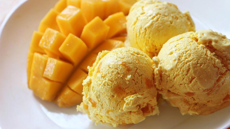 ไอศกรีมมะม่วง ไอศกรีมมะม่วง