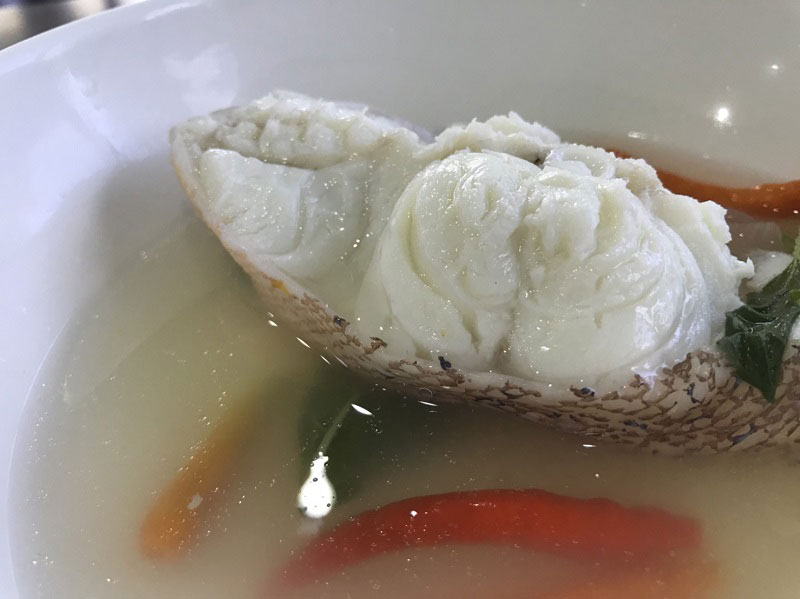 ต้มยำปลาเก๋าน้ำใส ต้มยำปลาเก๋าน้ำใส