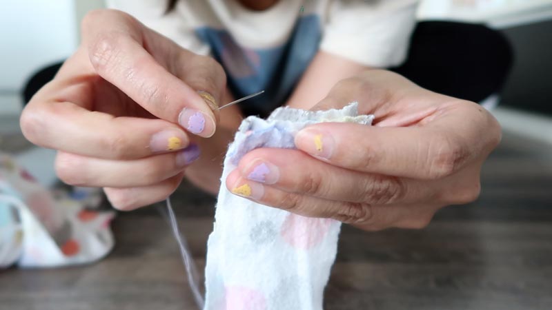 DIY พรมเช็ดเท้าจากเสื้อ DIY พรมเช็ดเท้าจากเสื้อ