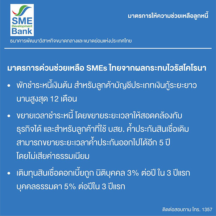 มาตรการช่วยเหลือลูกหนี้ มาตรการช่วยเหลือลูกหนี้