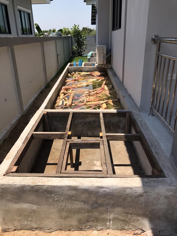 รีวิวทำบ่อปลาคาร์พสวนข้างบ้าน รีวิวทำบ่อปลาคาร์พสวนข้างบ้าน