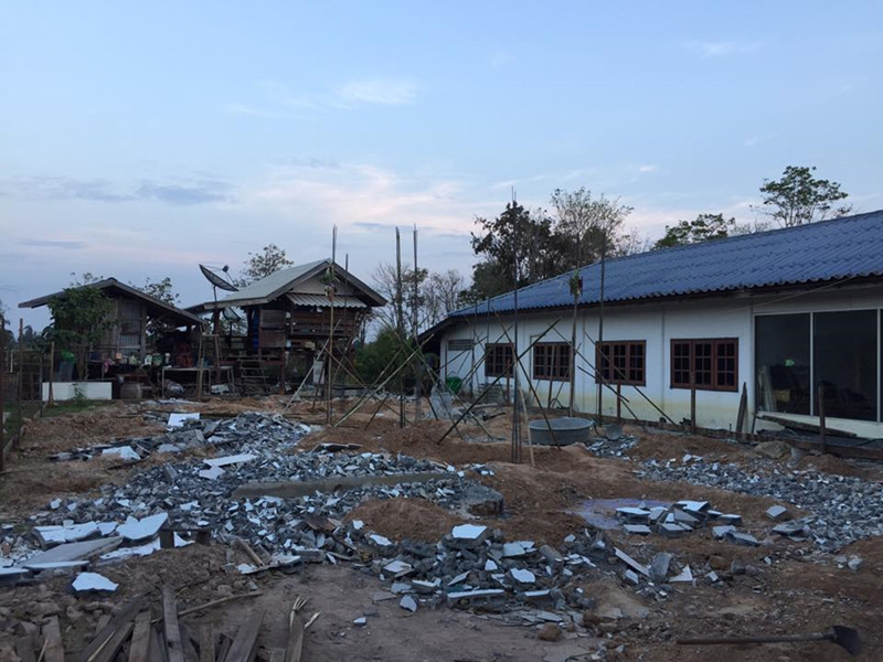 บ้านชั้นเดียวไทยประยุกต์ยกพื้นสูง บ้านชั้นเดียวไทยประยุกต์ยกพื้นสูง