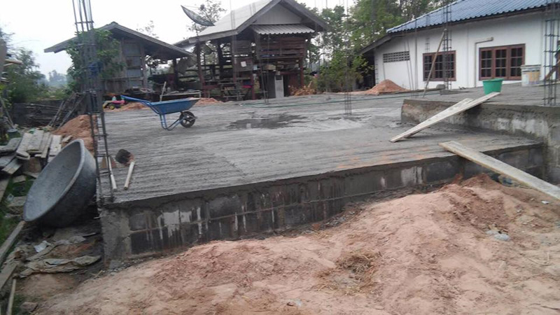 บ้านชั้นเดียวไทยประยุกต์ยกพื้นสูง บ้านชั้นเดียวไทยประยุกต์ยกพื้นสูง