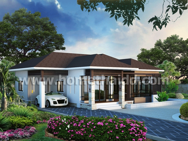 แบบบ้านชั้นเดียว 3 ห้องนอน 2 ห้องน้ำ แบบบ้านชั้นเดียว 3 ห้องนอน 2 ห้องน้ำ